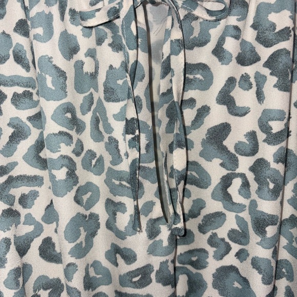 Buddy Love Gray Leopard Print Midi Dress - Picture 5 of 5